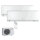 Mitsubishi Electric Set 2 Wandgeräte Premium MSZ-EF35VGKW + MXZ-2F53VF4 | WiFi | R32 | 2 x 3,5 kW
