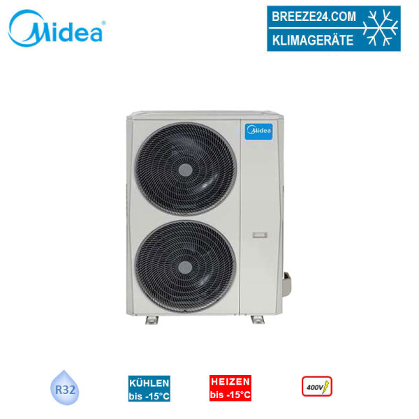 Midea MOE30-55HFN8-ME Außengerät 15.2 kW für 1 Innengerät | Raumgröße 150 - 160 m² | R32 | 400 Volt