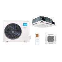 Midea Set 4-Wege-Deckenkasseette MCD1-55FNXDO-ME Blende...