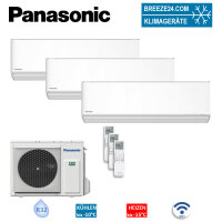 Panasonic Set 3 Wandger&auml;te 2 x CS-MZ16ZKE +...