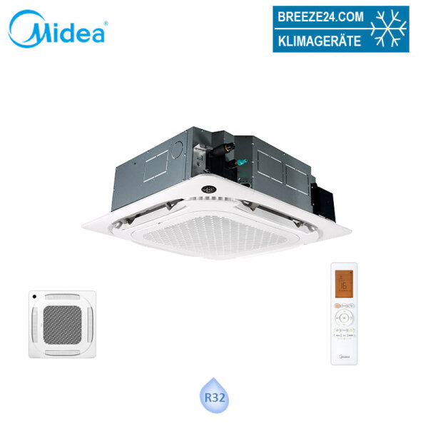 Midea MCD1-24FNXD0-ME 4-Wege-Deckenkassette mit Blende T-MBQ4-04AWD | 7.0 | 7.6 kW | Raum 70 - 75 m²