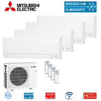 Mitsubishi Electric Set Wandgeräte WiFi 1,5 kW 4 x...
