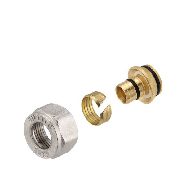 Klemmringverschraubung 3/4" Eurokonus - für Mehrschicht-Verbundrohr 16 x 2 mm