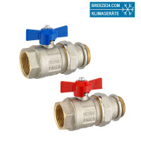 Kugelhahn-Set 1" IG x 1" AG selbstdichtend -...