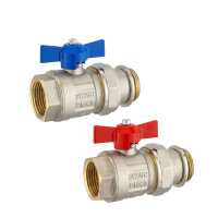 Kugelhahn-Set 1" IG x 1" AG selbstdichtend -...