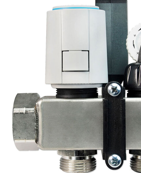 Stellantrieb 230 V Möhlenhoff ALPHA 5 für Heizkreisverteiler - M30 x 1,5 mm - stromlos geschlossen