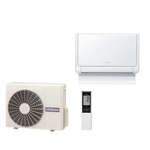 Hitachi Set RAF-35RXE + RAF-35RXE Truhengerät Shirokuma 3,5 kW für 1 Raum 35 - 40 m²