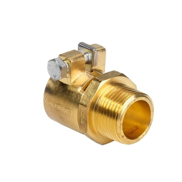 AUSTROFLEX Messing-Klemmübergang für Fernwärmeleitung Heizung, Kalt+Kühlwasser | DN25 | DN32 | DN40