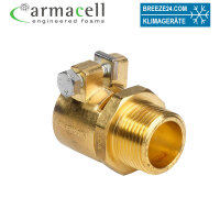 AUSTROFLEX Messing-Klemmübergang für...