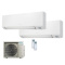 Daikin Set 2 Wandgeräte Perfera WiFi  2,5/4,2 kW- FTXM25A + FTXM42A + 2MXM68A8  Raumgröße 25 | 40 m²