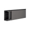 Hager TEHA Leitungsführungskanal LF6011009011 60 x 110 mm | Länge 2.000 mm | graphitschwarz