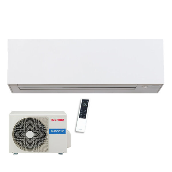 Toshiba Set RAS-B10S4KVPG-E + RAS-10S4AVPG-E WiFi Wandgerät Daisekai White 25 - 30 m² 2,5 kW R32