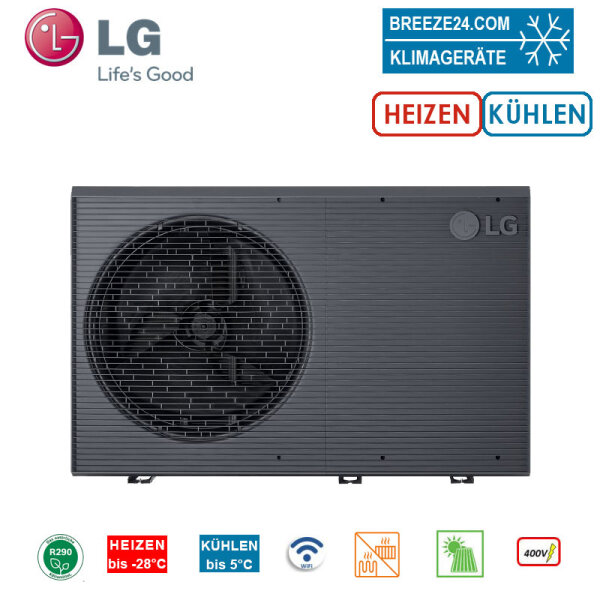 LG THERMA V Monoblock HM123HF.UB60 Wärmepumpe | 12.0 kW | 11.5 kW | 400 Volt | WiFi | R290