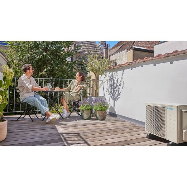 Daikin Set 4-Wege-Deckenkassette FCAG60B-1 + Blende BYCQ140E standard weiss + RXM60A 5,7 kW R32