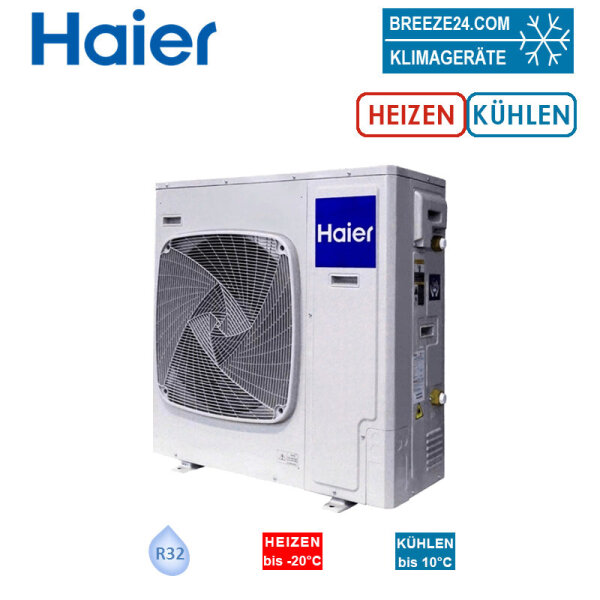Haier AU082FYCRA Luft/Wasser-Wärmepumpe Super Aqua Monoblock 8.0 kW | Heizen | Kühlen
