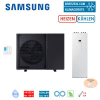 SAMSUNG AE080BXYDEG Luft/Wasser Wärmepumpe +...