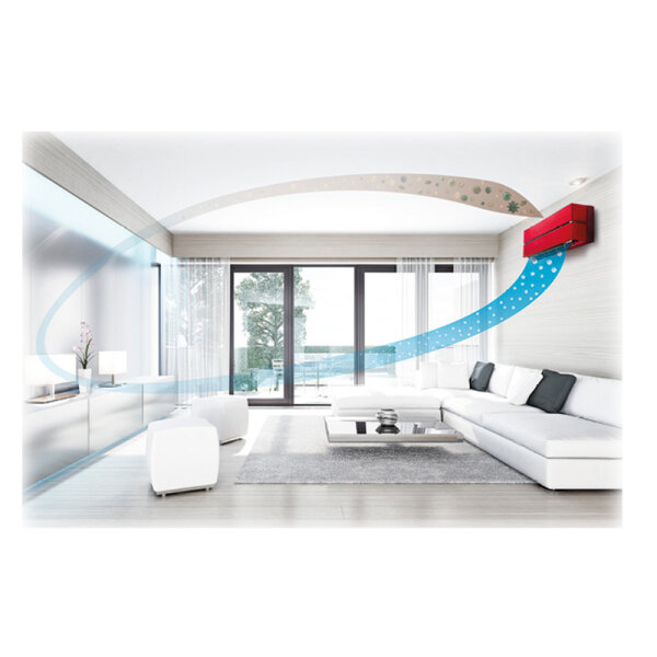 Mitsubishi Electric Set Diamond MSZ-LN25VG2R + SLZ-M25FA2 + Kompakt MFZ-KT25VG + MXZ-3F68VF4