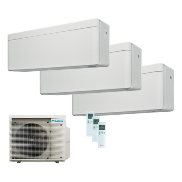 Daikin Set 3 Wandgeräte Stylish WiFi 2 x CTXA15CW + FTXA35CW +3MXM40A2V1B(9/8) 1,5/3,5 kW R32
