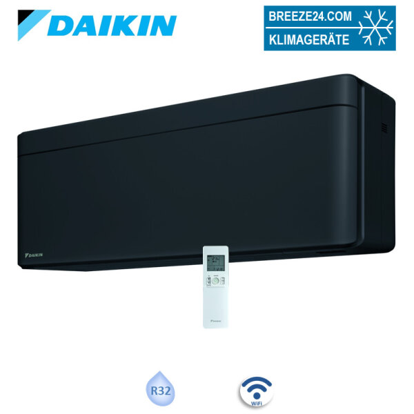 Daikin Wandgerät FTXTA30CB Stylish WiFi schwarz Cold Region 3,0 kW für 1 Raum mit 30 - 35 m²