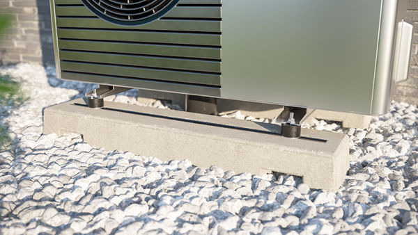 KORTMANN Set Wärmepumpenfundament BASIC M | L 970 mm | B 200 mm | H 100 mm