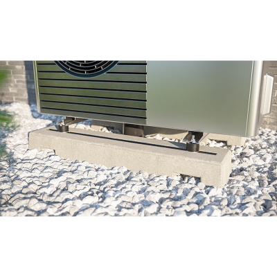 KORTMANN Set Wärmepumpenfundament BASIC L | L 1.470 mm | B 200 mm | H 100 mm
