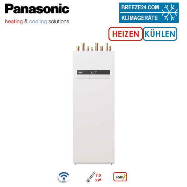 Panasonic Aquarea T-CAP Generation M WH-ADC0316M9E8AN3 Hydromodul + Speicher 260L WiFi Heizstab 9 kW