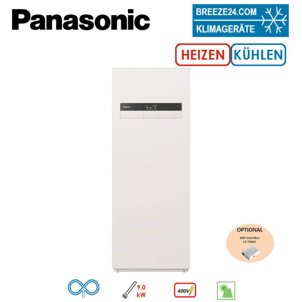 Panasonic Aquarea T-CAP Generation K WH-ADC16K9E8AN3 Hydromodul/Speicher 185L 9kW Heizstab 400V