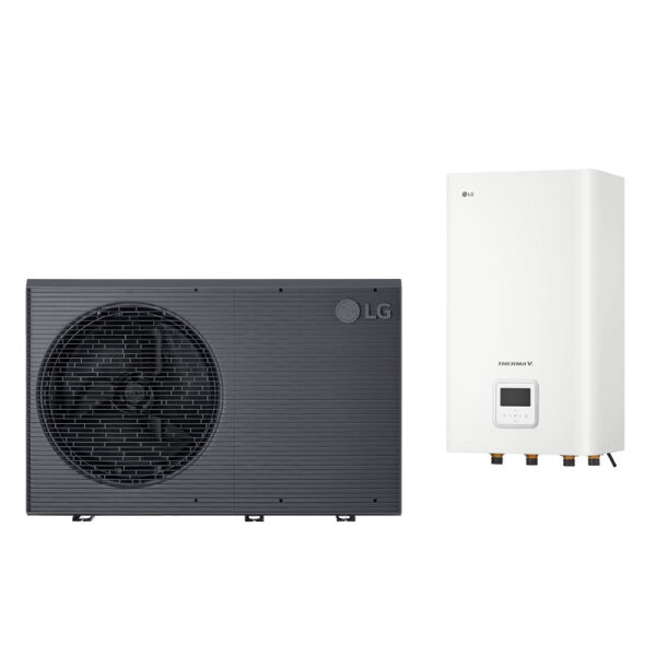 LG THERMA V Set Monoblock HM093HFX.UB60 + HN1639HC.NK0 Hydromodul | 9.0 kW | 400 Volt | WiFi | R290