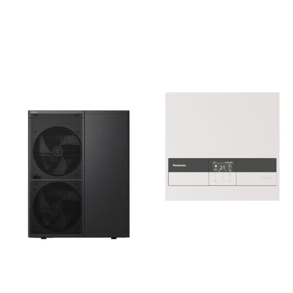 Panasonic Aquarea T-CAP Generation M Set WH-WXG09ME8 + WH-CME8 Steuermodul WiFi 400 Volt | R290