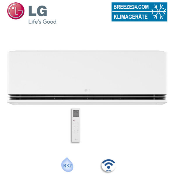 LG H24S1D NS1 Dualcool S1 Deluxe Wandgerät | für 1 Raum mit 65 - 70 m² | WiFi | 6.6 kW | 7.5 kW