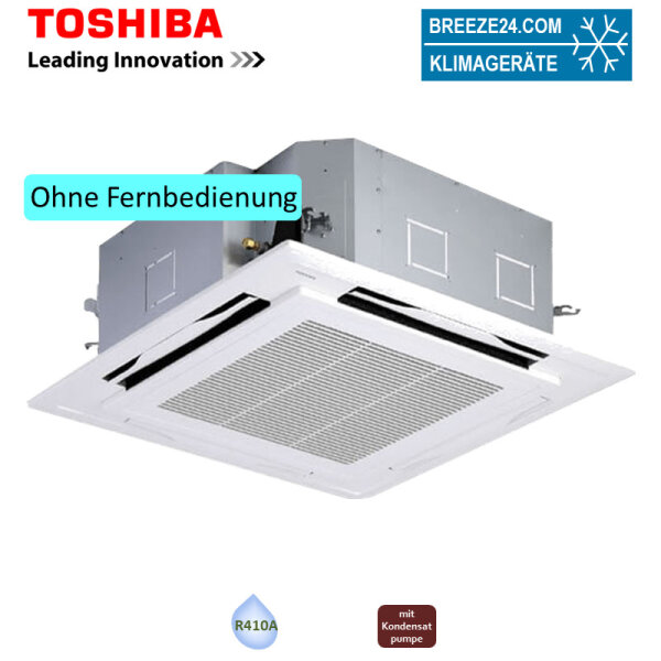 Toshiba MMU-UP0151HP-E + RBC-U33P-E 4-Wege-Deckenkassette VRF 4,5 kW  Raumgröße 45 - 50 m²