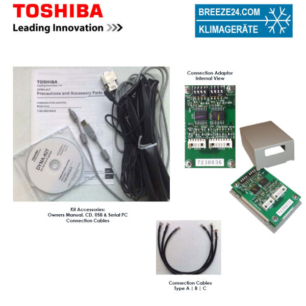 Toshiba VRF-KOMMUNIKATIONSADAPTER DYNA DOCTOR KIT TCB-DK01SS-E