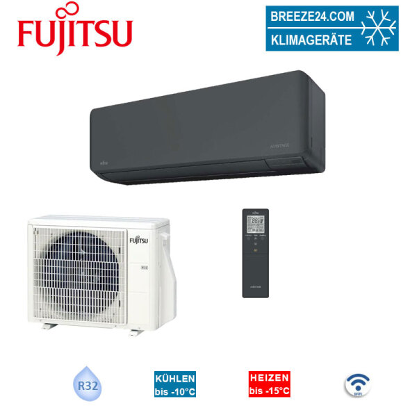 Fujitsu Set eco Wandgerät ASEH12KMCG-B + AOEH12KMCG | 3.4 kW | 4.0 kW | WiFi | Raumgröße 35 - 40 m²
