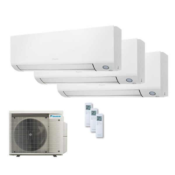 Daikin Set 3 Wandgeräte Perfera WiFi 1,5/3,5 kW   CTXM15A + 2 x FTXM35A + 3MXM52A2V1B(9/8)