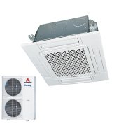 Mitsubishi Heavy Set 4-Wege-Deckenkassette 10,0 kW...