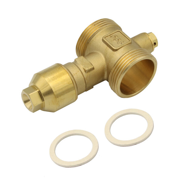 LK Armatur Frostschutzventil 2er Set | 2 x LK 556 mit Isolierung | DN 25 | 1"