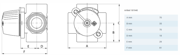 LK Armatur LK C/C 125 LK 866 - Pumpengruppe - gemischter Heizkreis | ohne Pumpe | 299964