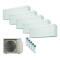 Daikin Set 5 Wandgeräte FTXA20CW + 2 x FTXA25CW + FTXA35CW + FTXA42CW + 5MXM90A2V1B(9/8) Stylish WiFi