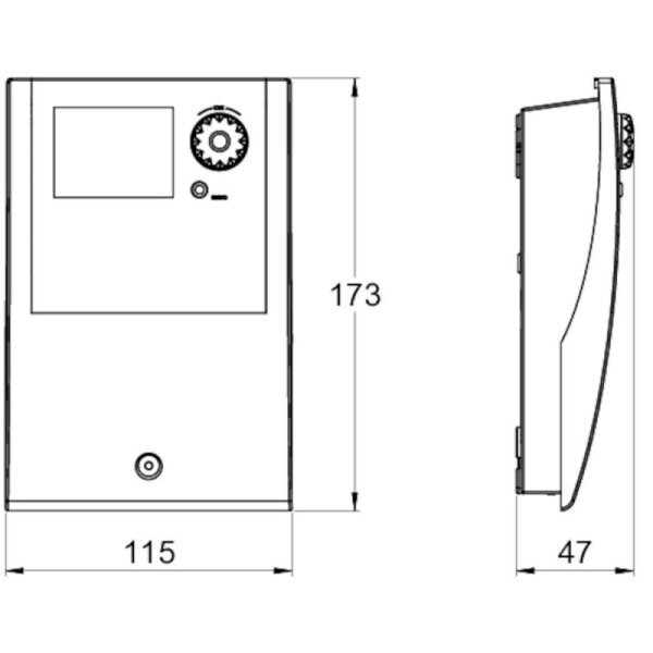 LK Armatur LK 162 SmartStove® Temperaturdifferenzregler mit 4 x PT 1000 Sensor | 181708