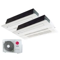LG Set 2 x 1-Wege-Deckenkassette 2,6 kW 2 x MT09R NU1 mit...