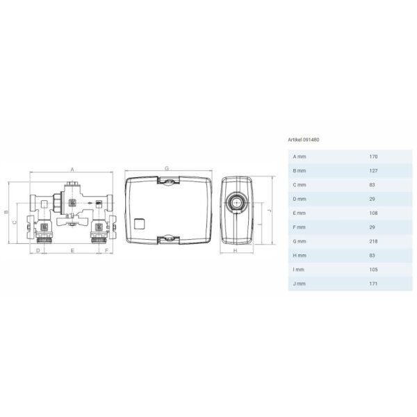 LK Armatur Befüllungsventil LK 521 MultiFill® | DN 25 | 091480