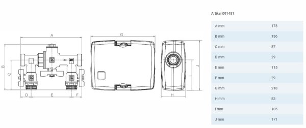 LK Armatur Befüllungsventil LK 521 MultiFill® | DN 32 | 091481
