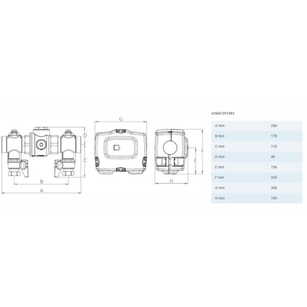 LK Armatur Befüllungsventil LK 521 MultiFill® | DN 50 | 091483
