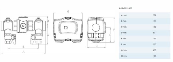 LK Armatur Befüllungsventil LK 521 MultiFill® | DN 50 | 091483