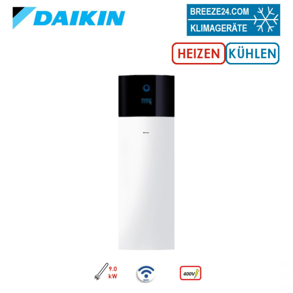 Daikin Altherma 4 EPVX10S18A9W Hydromodul/Speicher Heizstab 9.0 kW | 180 L | Heizen | Kühlen | 400 V