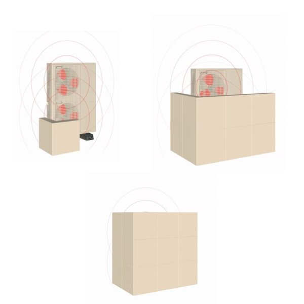 Devaux Schallschutzkassette Modul 50 x 50 cm | Cremeweiß RAL 9001