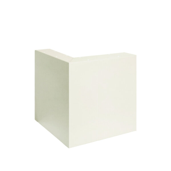 Devaux Eck-Schallschutzkassette Modul 50 x 50 x 50 cm | Cremeweiß RAL 9001