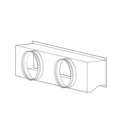 Penka Kanaladapter für Mitsubishi Electric SEZ-M35-50DA | PEFY-P40-50 | 2er & 3er Kanal Ø 200 160 mm