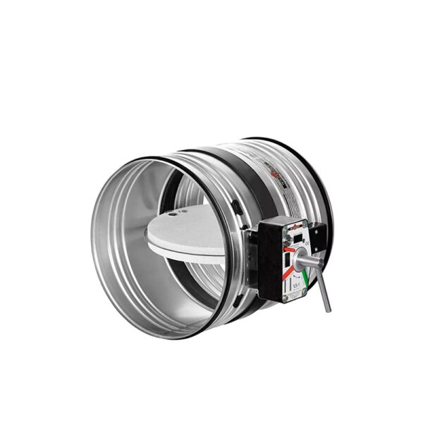 Wildeboer FR 90 DN 315 Brandschutzklappe rund mit Federrücklaufmotor Baureihe FR92 Ø 315 mm