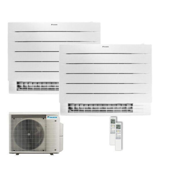 Daikin Set 2 Truhengerät Perfera FVXM25B + 2MXM40A2V1B9 WiFi 2,4 kW | Raumgröße 25 - 30 m² |  R32